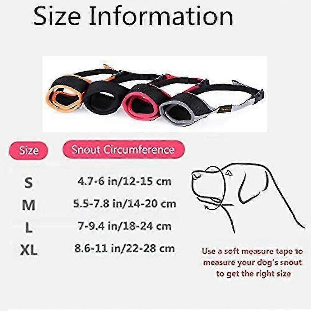Dog Muzzle Nylon Soft Muzzle Anti-biting Barking Securemesh Breathable Pets Mouth Cover For Small Medium Large Dogs