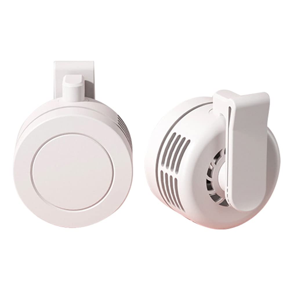 LUNPEAR Bladeless Mini Neck for Suitable for Three Airflow Airflow USB Charging Lightweight Clip-on Fan, Stylish, Small, Women, Sitting, Settings,