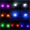 Remote Control With 2pcs RGB T10 W5W Led 194 168 W5W LED Bulbs Car Dome Reading Light Wedge Lamp Clearance Lights