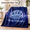 Custom Text Flannel Blanket Portsmouth FC Print Warm Cozy Blanket Home Sofa Bedding