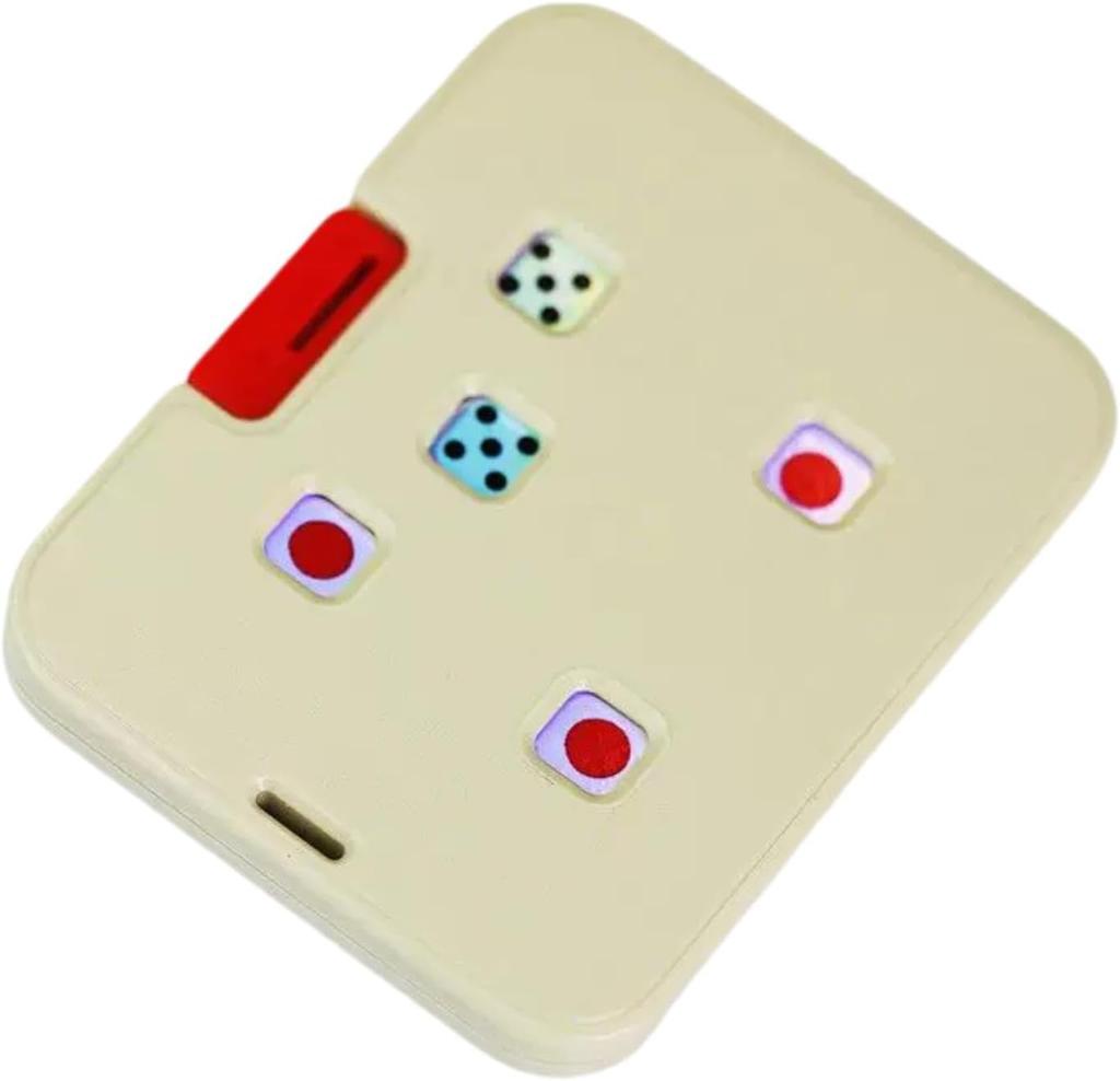 Mechanical Gear Dice – 3D Fidget Toy for Desk Stress Relief, White Tabletop Relaxation Gadget & Creative Gift for Adults