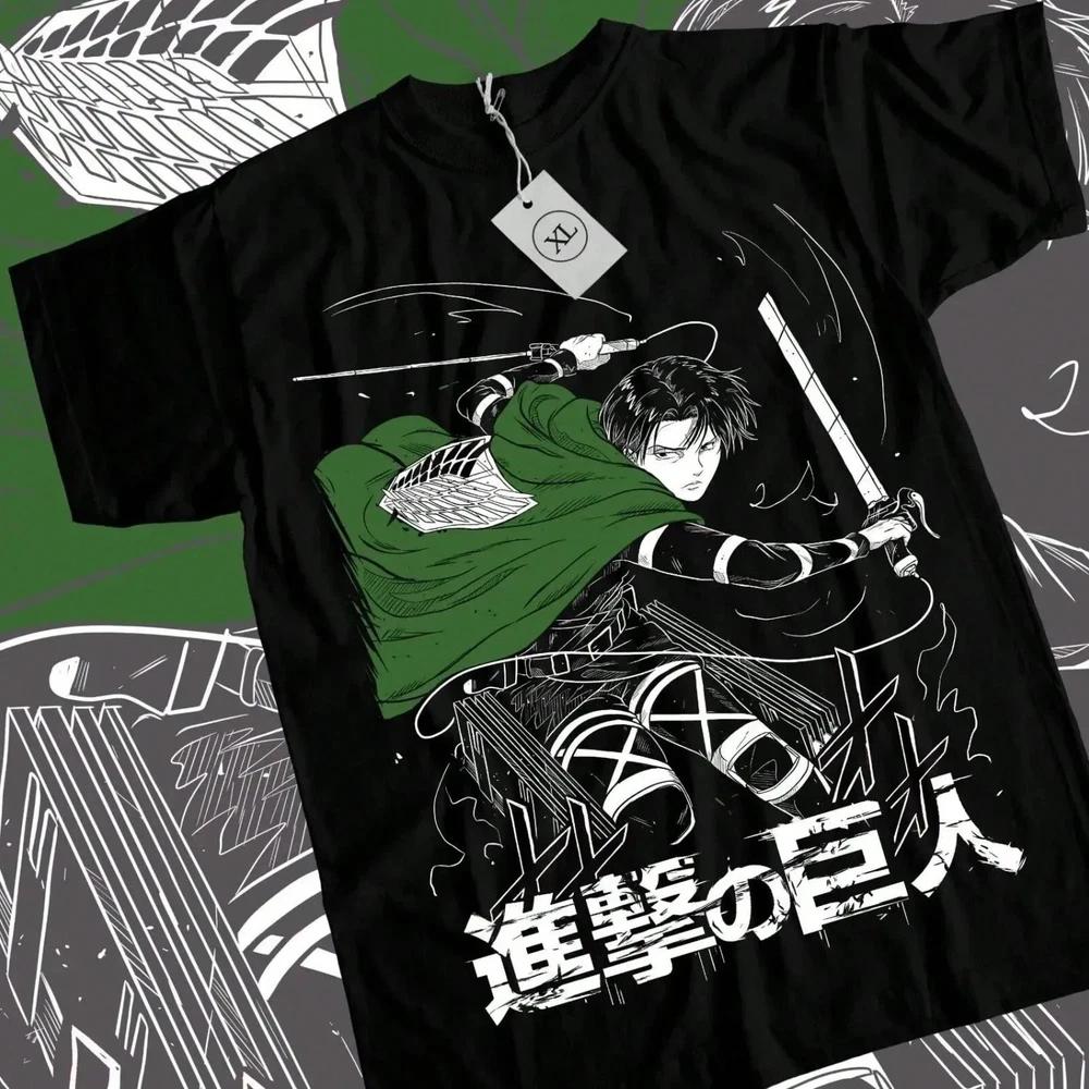 Anime Shingeki No Kyojin Anime T Shirt Unisex S