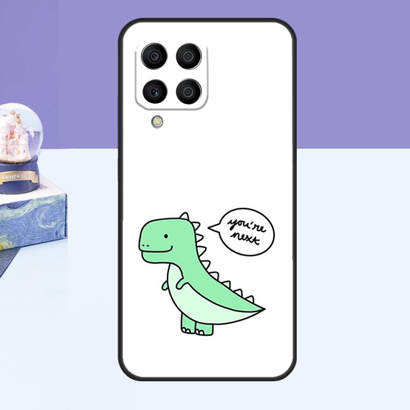 Fun Dinosaur Pattern Dino Case For Samsung Galaxy M15 M55 M35 M33 M21 M31 M16 M36 M56 M53 M13 M12 M32 M52 M14 M34 M54