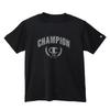 Champion Short Sleeve Crew Odor Quick Graphic Logo Black Men's T-Shirt, Neck, Antibacterial, Resistant, Drying, Print, Sportswear, C3-ZS302,