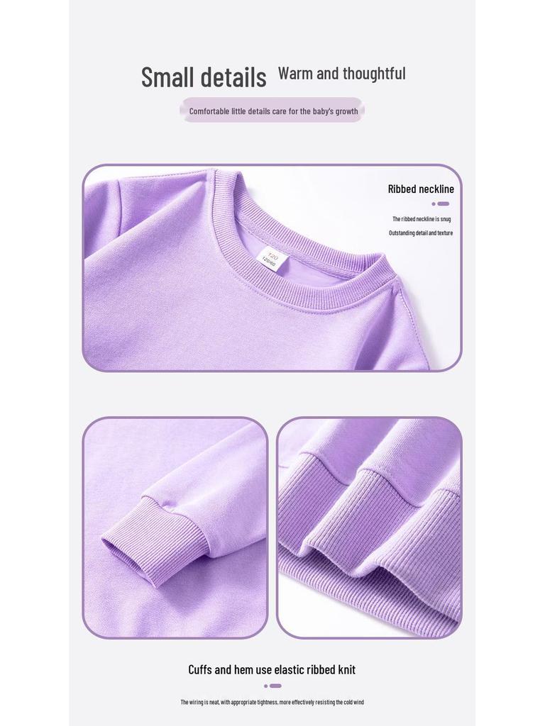 Child's Warm Cartoon Sweatshirt: Velvet, Thick, Long-Sleeve, Winter-Ready, Korean Casual Style—No Hood