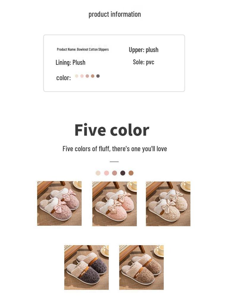 Damen- & Herren Niedliche Gemütliche Baumwollpantoffeln - Warm, Dicke Weiche Sohlen für den Heimgebrauch