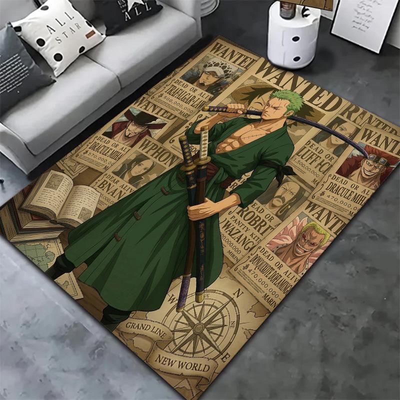 One Piece Art Carpet Rug For Living Room Bedroom Home Sofa Decoration Kids Play Nonslip Floor Mat