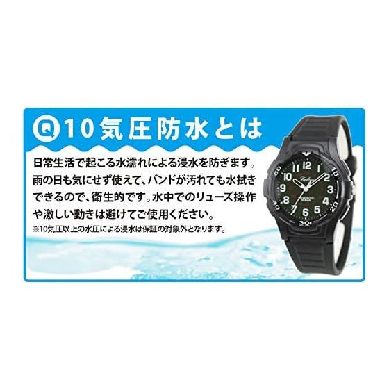 [Citizen Q&Q] Watch Q&Q Falcon Q596-851 Unisex Adult Black