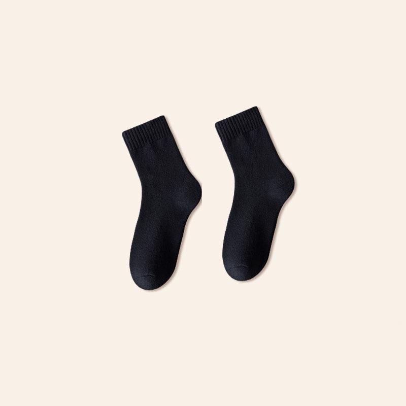 

Мужские утолщенные бархатные носки средней длины: Теплые махровые носки-тапочки для осени и зимы One Size - Bare Socks