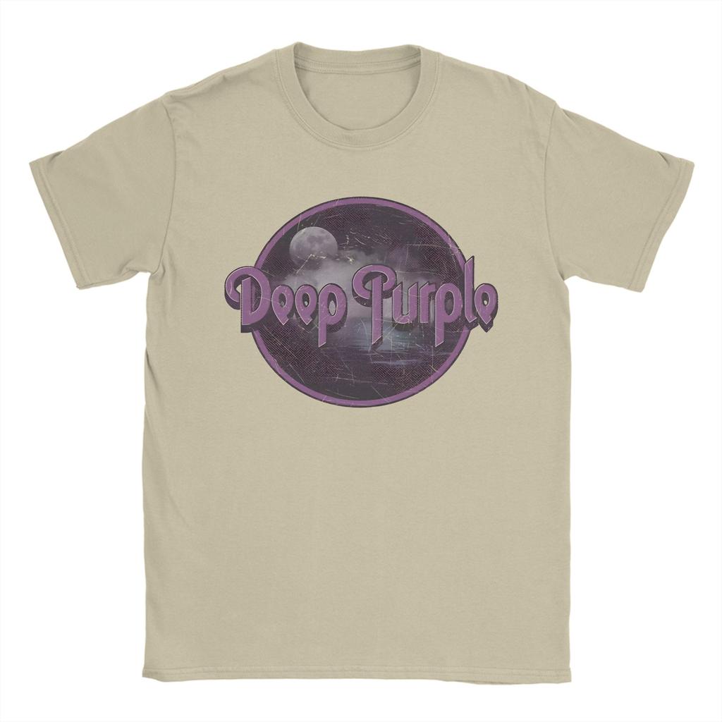 Band Deep Purple Art TShirt Summer  Hippie TShirts Unisex Cotton Comfortable Oversized Clothing Short Sleeves Funny Tops