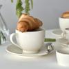Nicott Here Matte Coffee Cup and Saucer Set