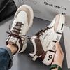 Shoes Men's Trendy Shoes Spring and Autumn High-top Sports Board Shoes Teen Trend Versatile Medium-top Casual Little White Shoes