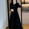 French Temperament Dress Women's Waist and Thin Spring Clothes New Design Sense Small Fragrance Elegant Age-reducing Word Skirt