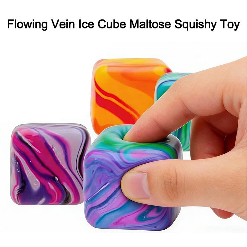 Squishy Cube Squishy Decompression Gifts Soft Feel Relieving Stress Decorations Office Accessories Children'S Day Gift