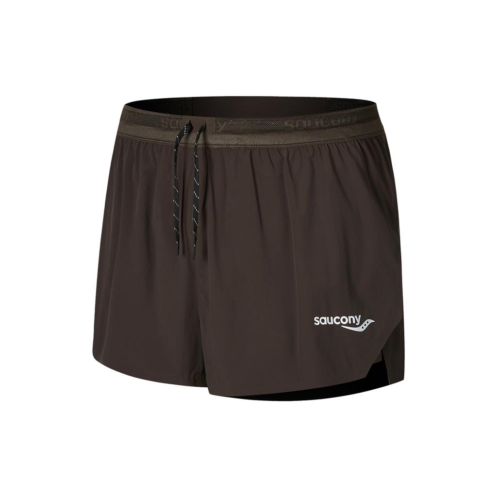 Saucony SS25 Letter Print Minimalist Fashion Comfortable Shorts Men Shorts Earth SA2259DP01T-CO021