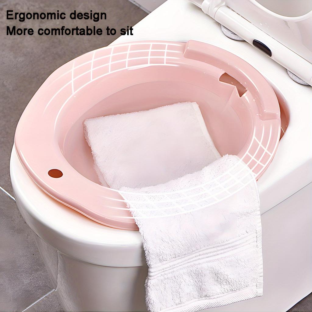 1 pieza Bidé, Lavabo para Baño para Lavar las Nalgas, Asiento de Inodoro sin Sentadilla, Lavabo de Inodoro para Confinamiento Postparto para Mujeres Embarazadas