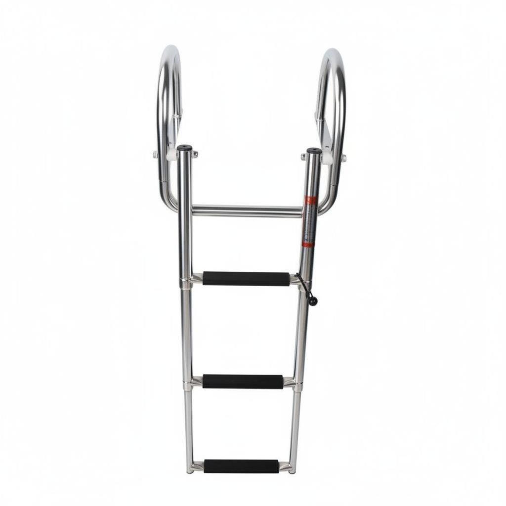 Extendable Swim Ladder Stainless Steel Boat Non-Slip Steps Marine Gear