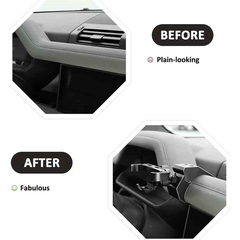 Dashboard Side Phone Holder Mount Aluminum Alloy For Land Rover Defender 90 110 Car Accessories