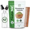 NeutraVed Rosemary Leaves Organic 50g + Comb Applicator + Mist Spray + Neem Comb | Food & Hair Growth | Fresh, Aromatic Leaf