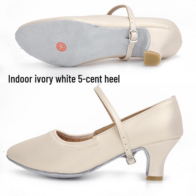 Women's Modern Ballroom & Latin Dance Shoes - Elastic Opening, Perfect for Practice & Social Dancing