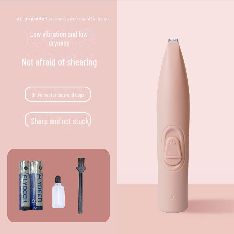 Mașină de tuns LED impermeabilă, modernizată, pentru pisici și câini – Lamă lată pentru față, urechi, ochi și tălpi