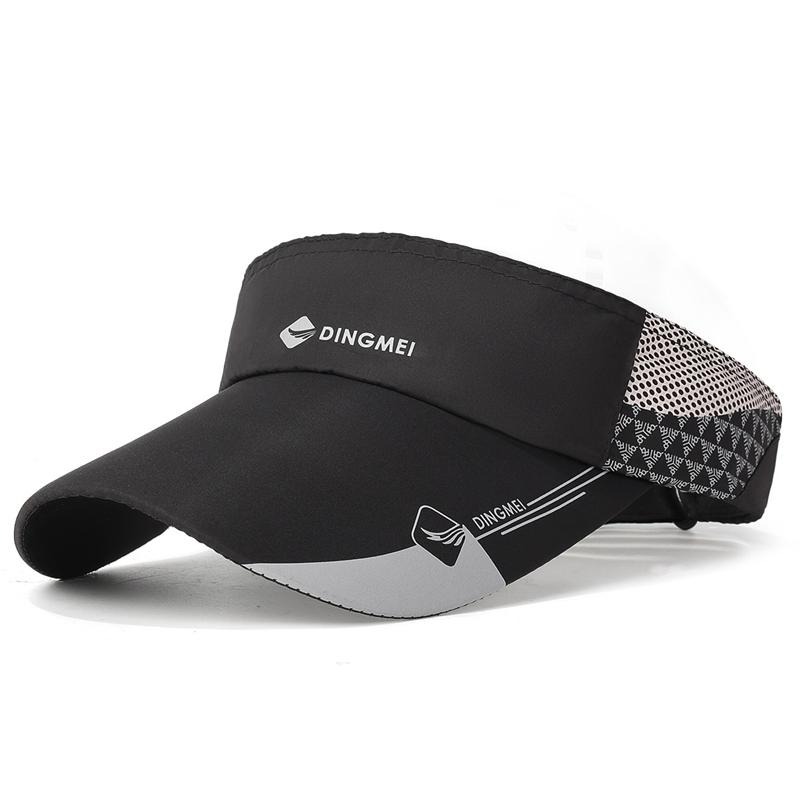Summer Long-Brim Sunscreen Quick-Drying Hat for Unisex Outdoor Street Sports Running Empty Top Hat