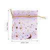 100pcs Drawstring Closure Organza Drawstring Bags Sheer Organza Jewelry Candy Bags  Wedding Party