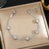 Colorfast Korean-Japanese Titanium Steel Women's Bracelet - Versatile, Fashionable Hand Jewelry.