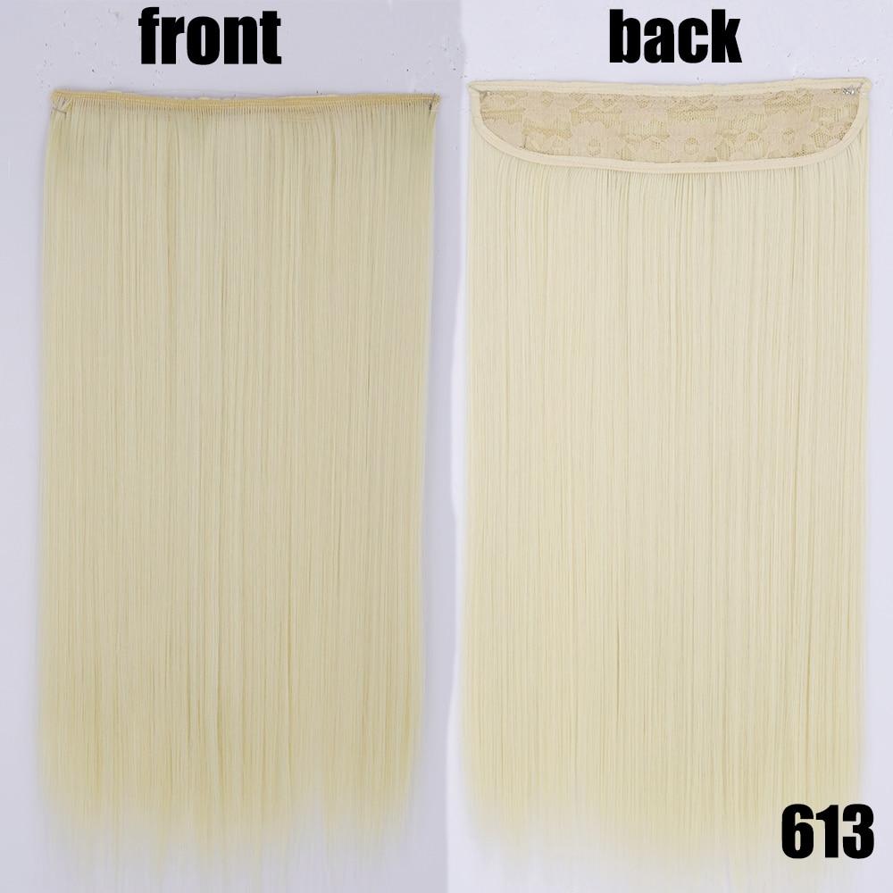 XINRAN 22-дюймова модна жіноча перука з невидимою волосінню для нарощування волосся, стійка до високих температур, синтетична хвиля без застібок