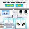 Portable Clothes Hangers Electric Clothes Dryer Smart Shoes Dryer Rack Hot&Cold Dual-use Home Travel Rack Hangers US/EU