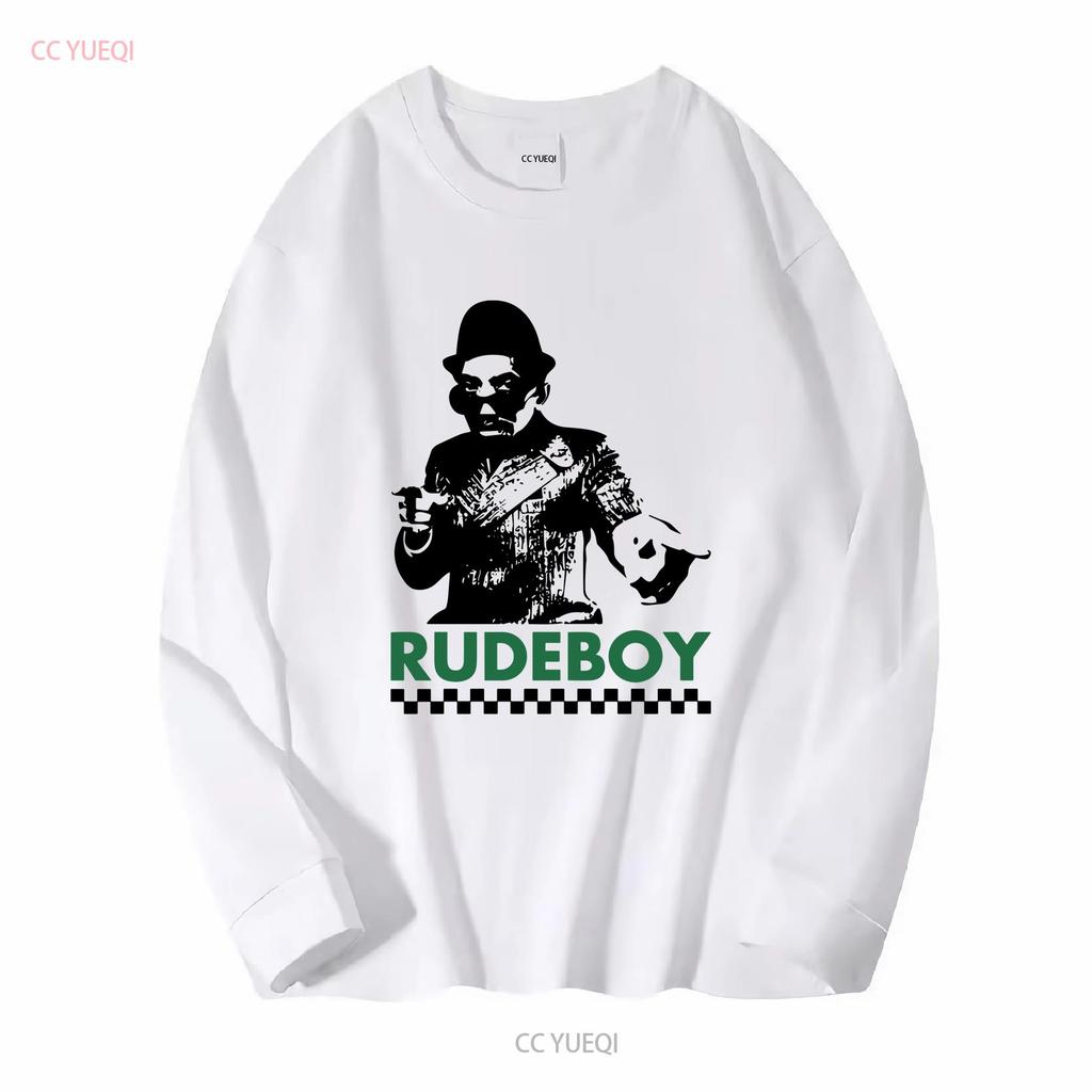 Rudeboy Laurel Aitken Reggae T Shirt Ska Music Skinhead Lee Scratch Perry Long or Short Sleeves Vintage Washed Unisex Slightly