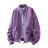 Solid Color Casual Versatile Baseball Suit Men's Sports Casual Jacket Versatile Jacket