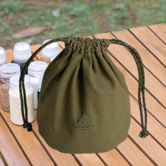 Tactical Drawstring Storage Bag Large Capacity Water-Resistant Sand-proof Beach Bag Container Camping Accessories
