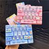 26 Keys Mechanical Keyboard Toy Clear Key Sounds Bag Pendant Charm  Stress Relief Use
