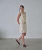Hane Classic Cotton Skirt_Cream