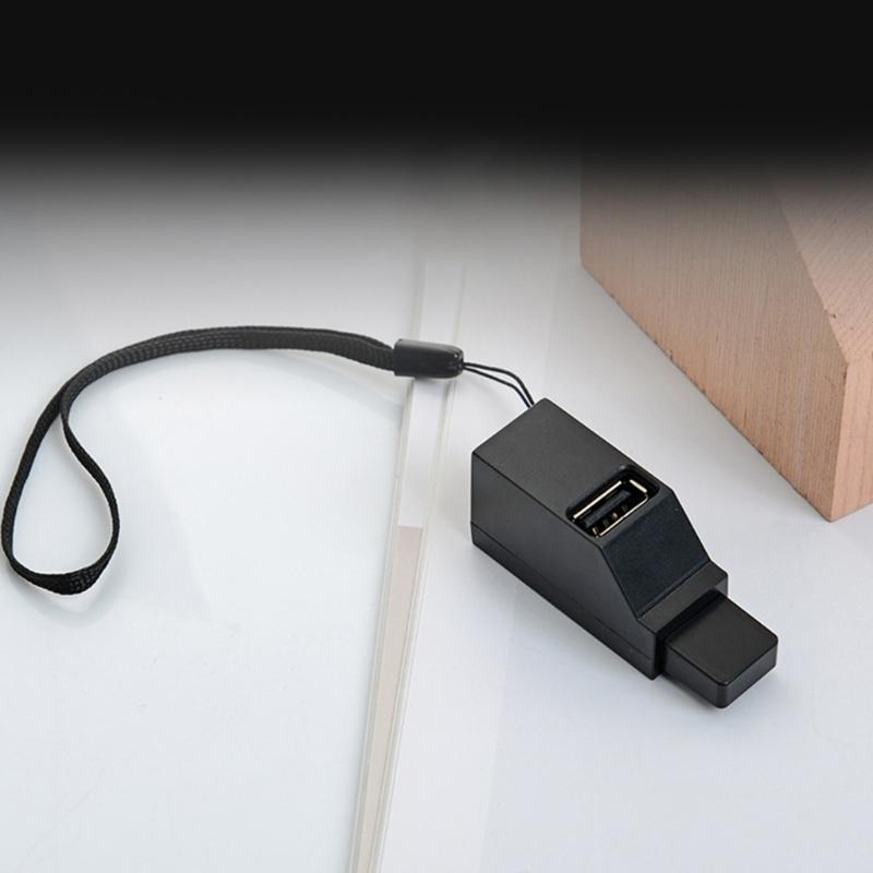 Portable USB Adapter Extender 1 To 3 Ports USB3.0 Splitter Connect Multiple Devices To PC or Laptop Phone