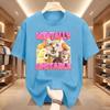 Mentally Cat Meme Aesthetic T Shirts Mens Women Vintage O-Neck Tshirt Short Sleeve Oversized Tshirts
