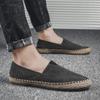 Men's Chinese Style Casual Linen Slip-On Shoes