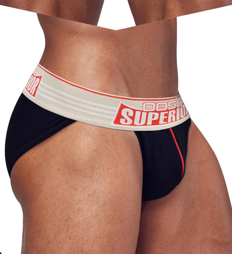 Men's Low Waist Fitness Anti-Chafing Briefs BS844
