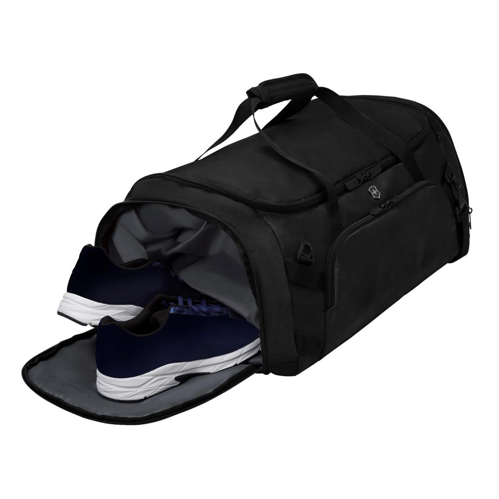 Victorinox Vx Sport EVO Reisetasche Ideal für und 2-in-1 Rucksack, 57L, Schwarz, 2-Wege, Business, Reisen, Mehr. [Produktcode 611422]