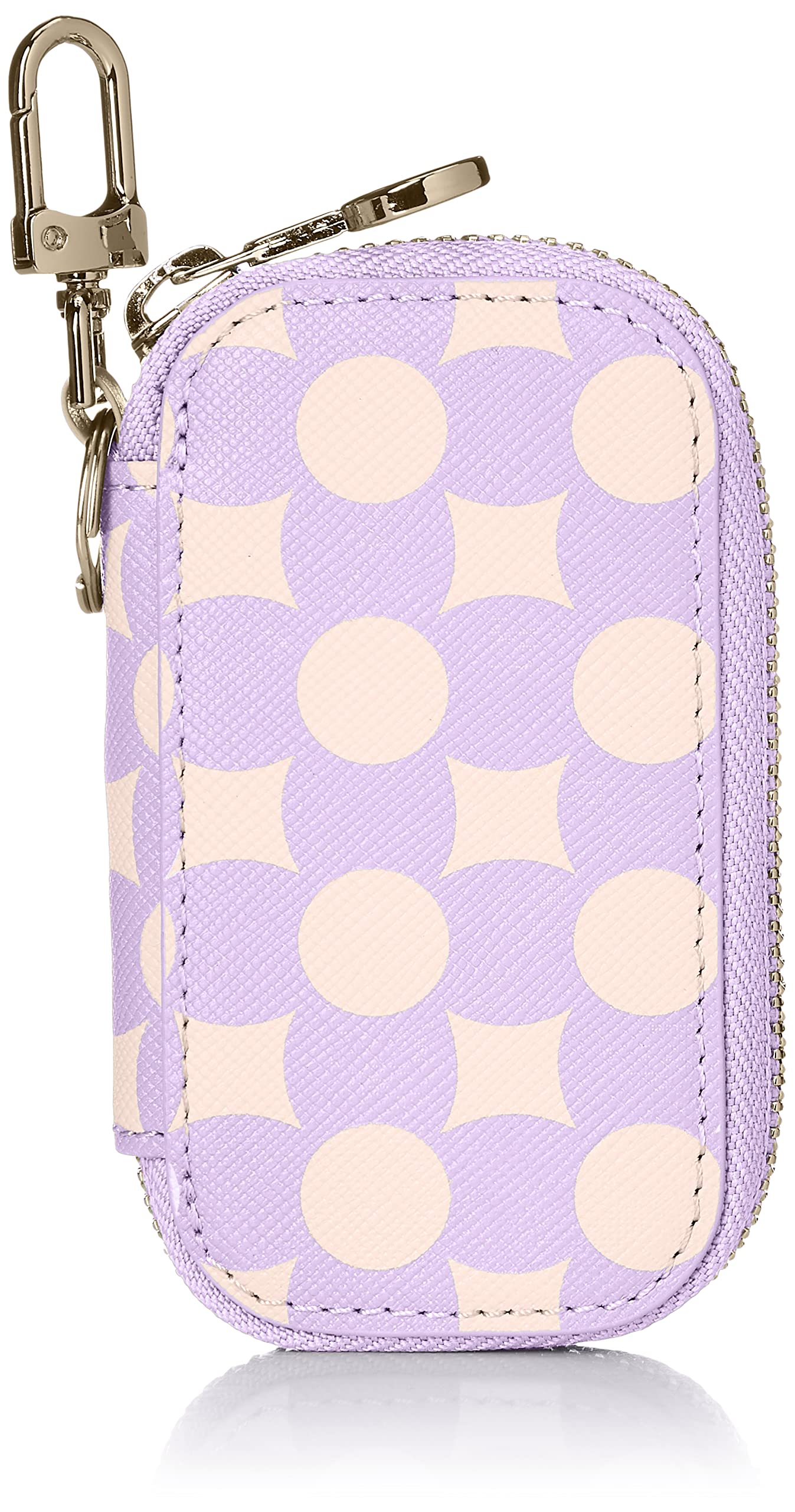

Cuo with Kira Nanban Print Leather Key Case NCX031294 Lilac [La Karacho] Cloisonné (L)