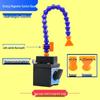 Adjustable Magnetic Base Air Nozzle with Universal Gooseneck Tube
