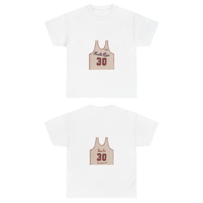 Fashion Hip Hop Clothes Zanger Bad Bunny DTMF Wereldtournee Merchandise Puur Katoenen T-shirt Voor Mannen En Vrouwen Zomer Mode Casual Korte Mouwen Shirt XXXL
