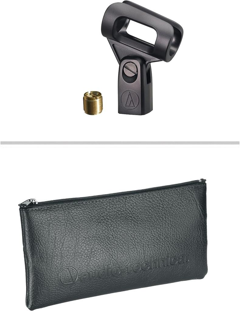 Audio-Technica AT2010 Handheld Condenser Microphone for Video Streaming, Home Recording, Podcasts, Live Commentary, and DTM (Black)