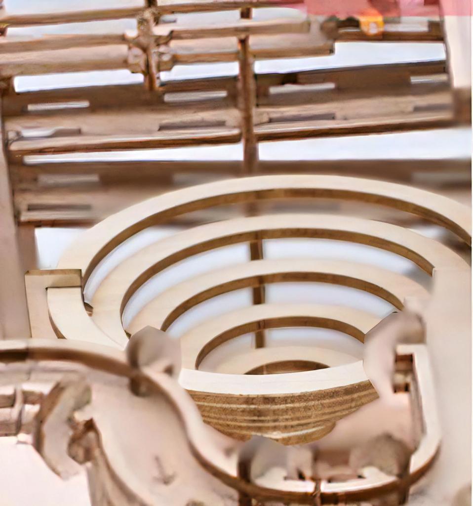 TOKIX 3D Craft Holzbausatz Laufkugel, Bausatz,