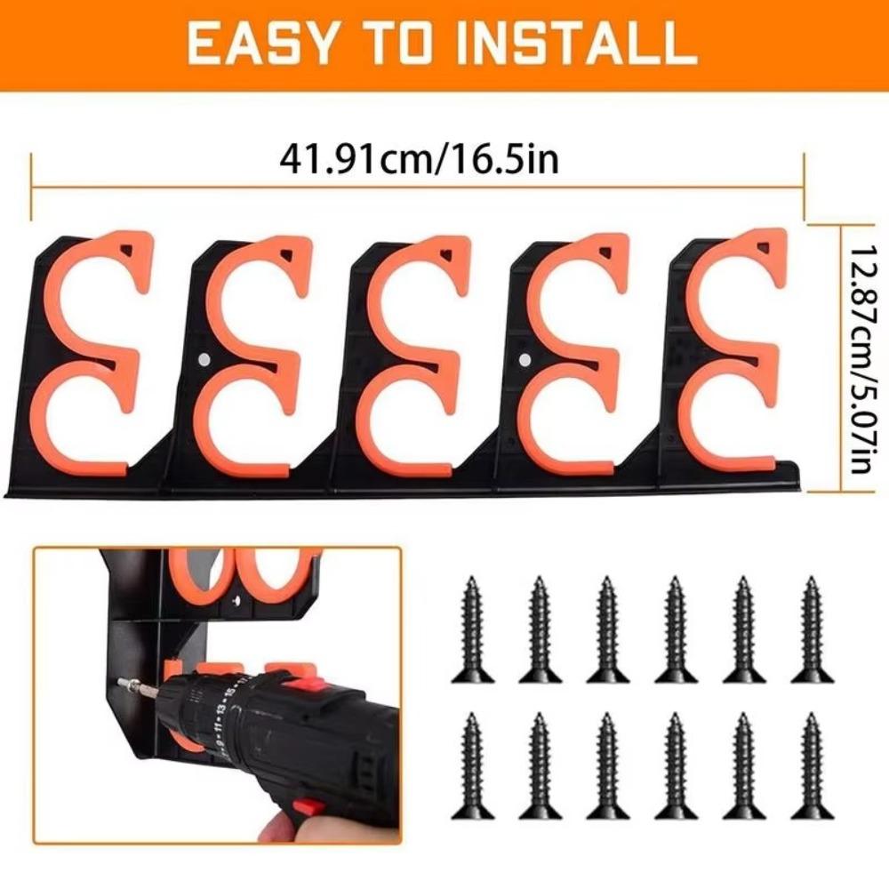 Suporte de Vara de Pesca Montado na Parede Organizador Montado na Parede que Economiza Espaço Suporte de Liberação Rápida Para Caminhão