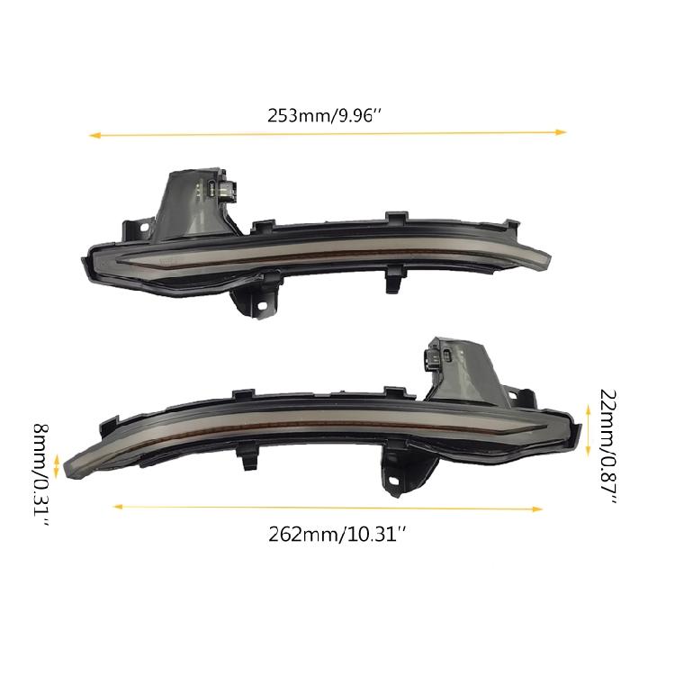 LED Dynamic Turn Signal Light Rear View Side Mirror Indicator For A6 A7 A8 C8 S6