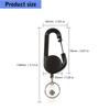 Retractable Keychain With High Elasticity ABS Material Lightweight And Sturdy For Home Office Outdoor Use