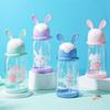 Tasse à bec pour enfant avec corne de lapin, Design mignon dessin animé à rabat