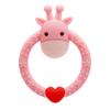 Baby Cartoon Round Giraffe Shaped Teething Relief Toy Soft Silicone Cute Infant Chew Sensory Toy